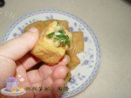 美味的豆泡酿肉做法图解2)