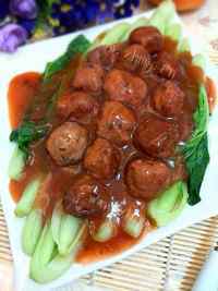 美味的牛肉丸子