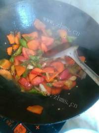 家常菜青椒牛肉片做法图解6)