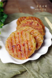 自制香煎肉饼