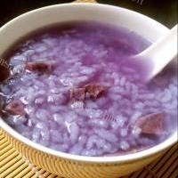 营养早餐紫薯粥的做法图解四