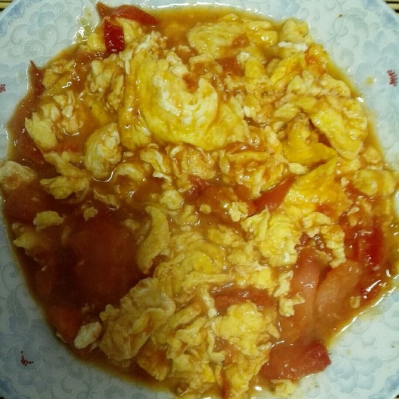 芳香四溢的西红柿炒鸡蛋