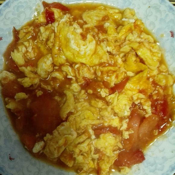 芳香四溢的西红柿炒鸡蛋