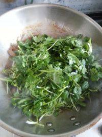 家常菜香菜炒肉丝