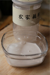 清凉解暑藕粉红豆奶沙冰做法图解4)