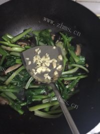 家常菜香菇炒菜心做法图解13)