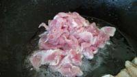 家常菜四季豆炒肉片做法图解4)