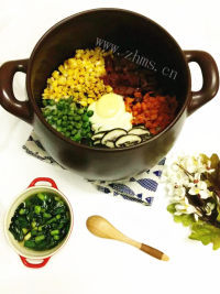 美味的清肺广式煲仔饭（砂锅饭）做法图解7)