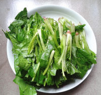 美味的菠菜猪肝汤做法图解5)