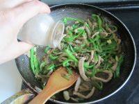 家常菜青椒榨菜肉丝做法图解7)
