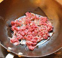 自制酸笋炒牛肉的做法图解八