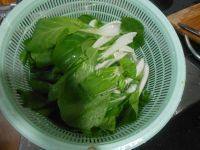 家常菜蚝油小白菜做法图解2)