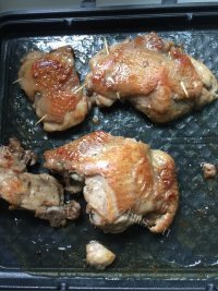 美味的照烧鸡腿做法图解6)