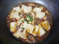 家常菜鱼香肉末豆腐