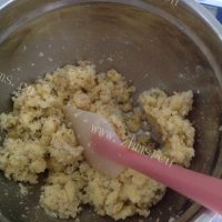 自制椰蓉花朵面包做法图解5)