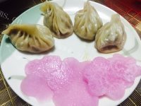 美味的三鲜蒸饺