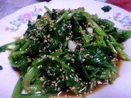 自制拌菠菜