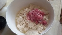 酱香肉粒豆腐做法图解4)