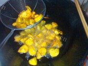 美味的拔丝白薯做法图解3)