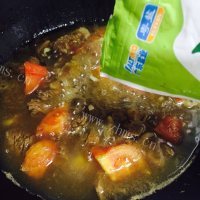 DIY西红柿炖牛腩做法图解13)