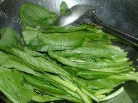 家常油菜炒豆腐做法图解4)