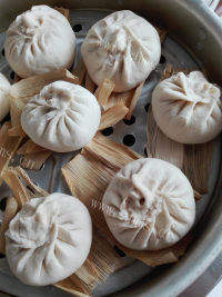 美味的白菜猪肉包子做法图解10)