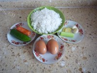 油而不腻的酱油炒饭做法图解1)