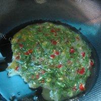 韭菜蛋炒饭自制做法图解5)
