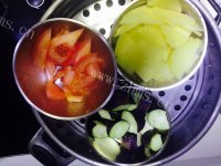 好吃的番茄土豆茄子泥做法图解5)