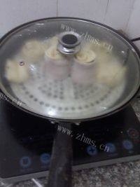 紫薯花卷做法图解6)