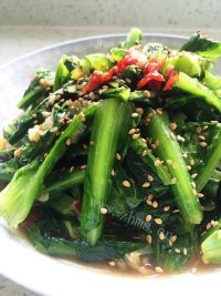 家常菜蒜蓉油麦菜