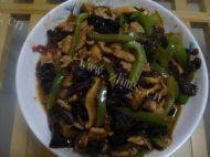 美味的香菇炒肉片做法图解8)