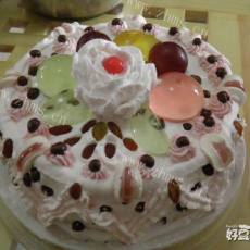 果冻鲜奶生日蛋糕