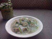 美味的冬瓜肉丸汤