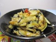 家常菜蚝油茄条