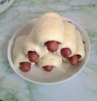 美味的火腿馒头做法图解7)