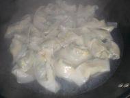 自己做的荠菜猪肉水饺