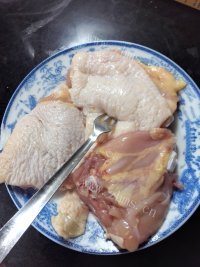 美味的腐乳豆豉蒸鸡做法图解2)