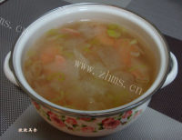 美味的火腿冬瓜汤