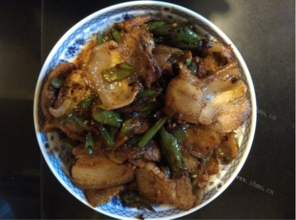 垂涎欲滴的青椒回锅肉