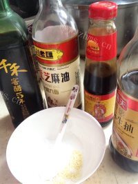 家常菜凉拌菜心做法图解3)