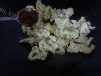 香香的炒花菜做法图解8)