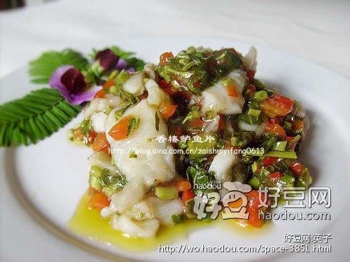 香椿鲈鱼片