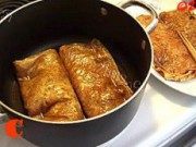 美味的素烧鹅做法图解4)