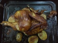 喷香的香酥烤鸡做法图解6)