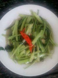 家常菜清炒油菜