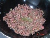 家常菜辣椒炒牛肉做法图解4)