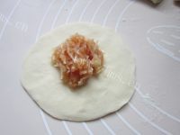 自制鲜肉粉丝水煎包做法图解8)