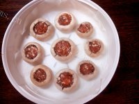 家常菜口蘑酿肉做法图解6)