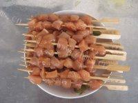 家常鸡肉串做法图解6)